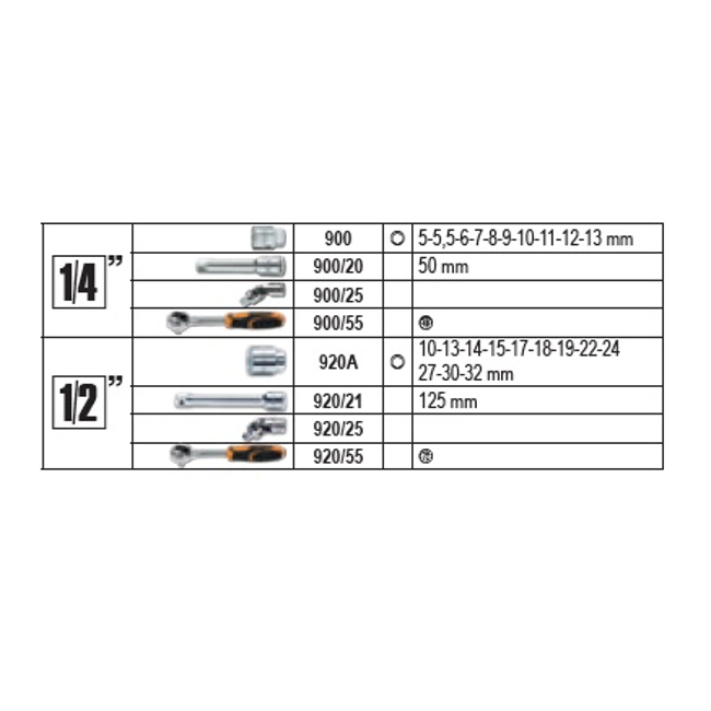 Vendita online Set 22 chiavi a bussola esagonali e 6 accessori